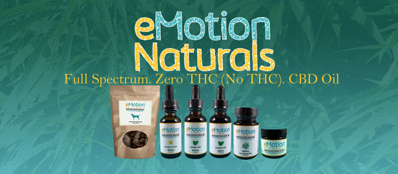 eMotion Naturals - Full Spectrum CBD Zero THC